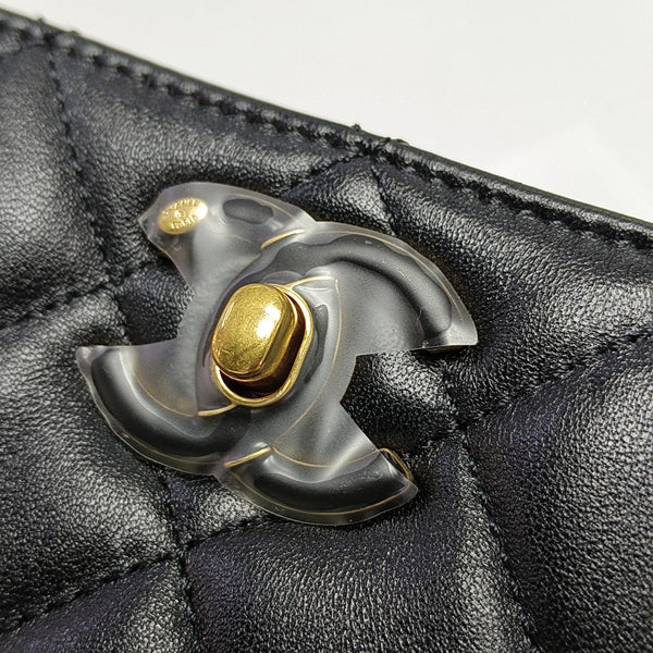 Quilted Lambskin Black