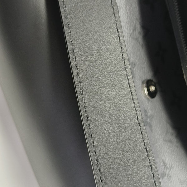 PULSE Monogram Coated Canvas Black