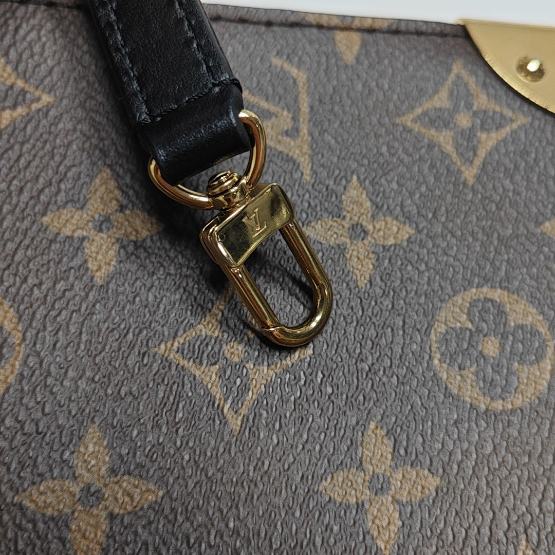 CAMERA BOX Monogram Coated Canvas Brown