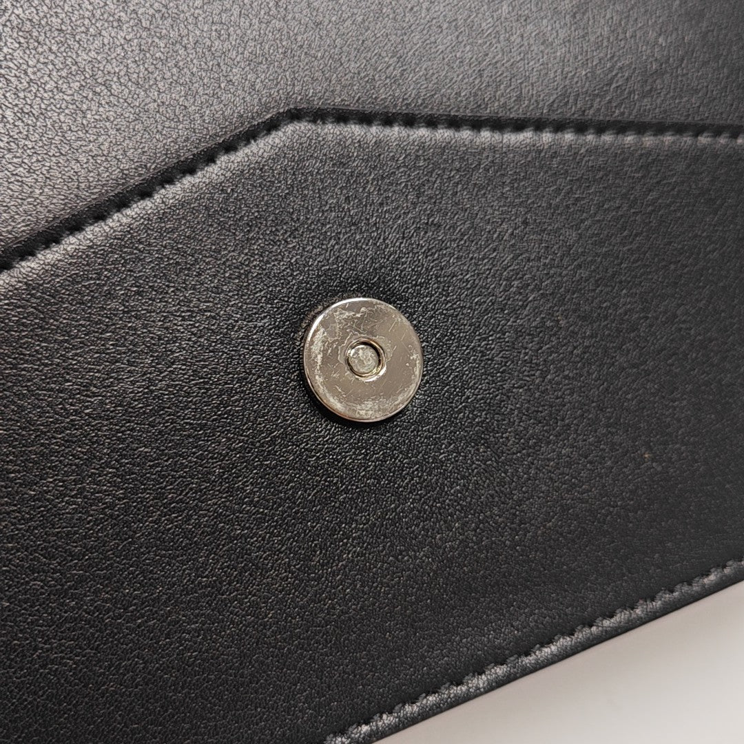 Calfskin Shoulder Bag Black