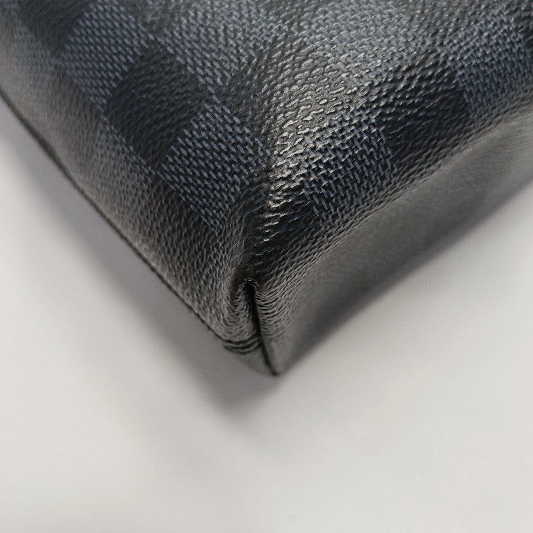 PORTE-DOCUMENTS Damier Coated Canvas Blue