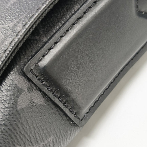 DISTRICT PM Monogram Coated Canvas Black