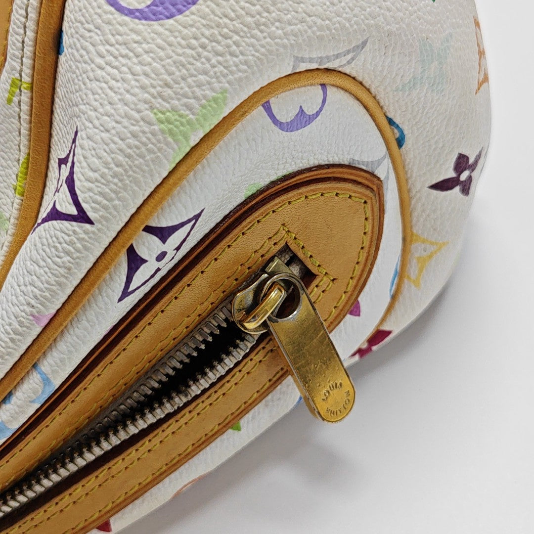 LV × TM PRISCILLA Monogram Coated Canvas White