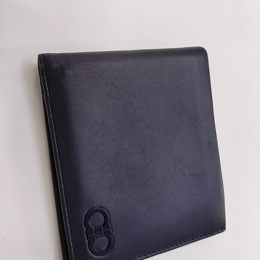 SF Calfskin Blue Wallet