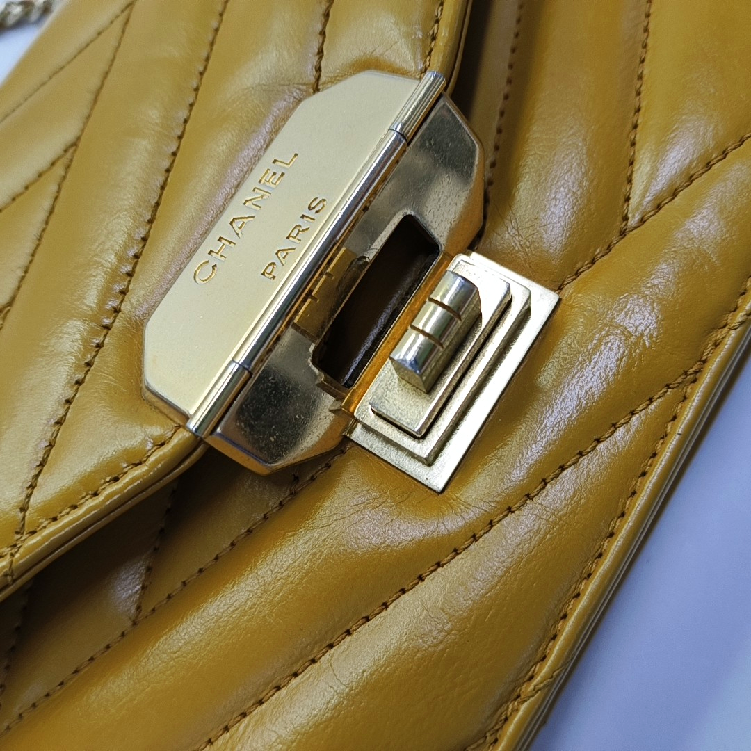 Quilted Calfskin Yellow
