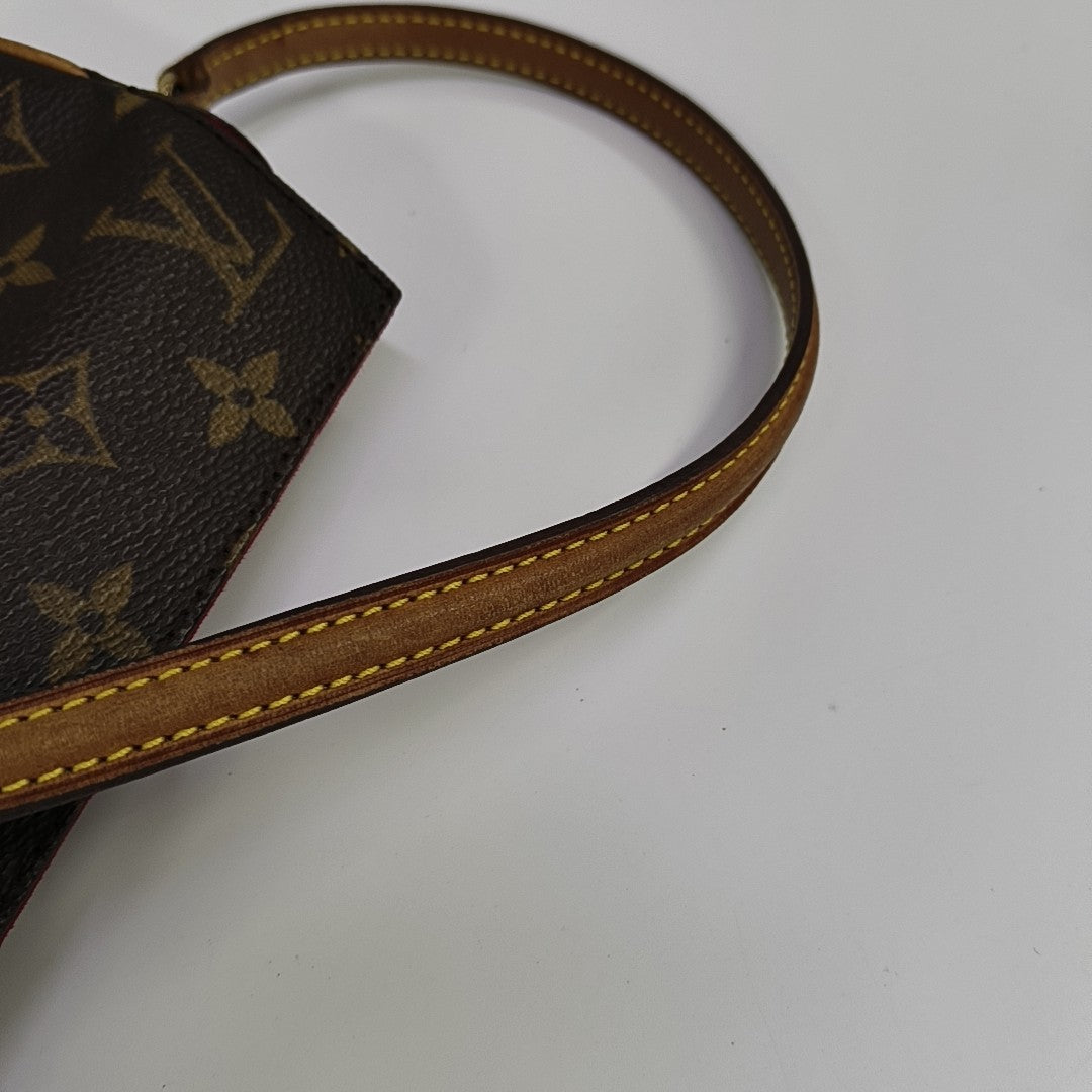 RECITAL Monogram Coated Canvas Brown