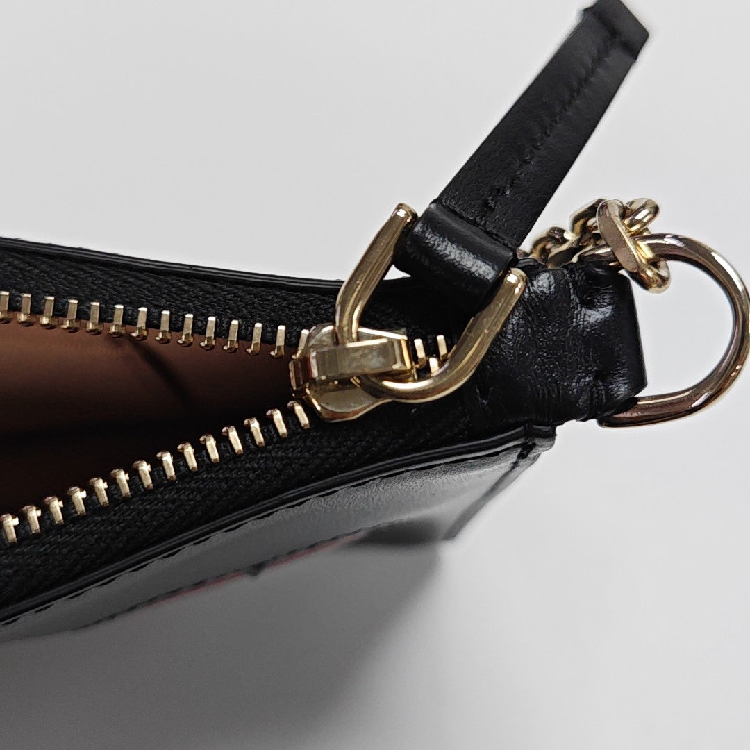 Calfskin Top Handle Bag Black