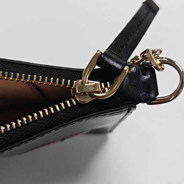 Calfskin Top Handle Bag Black