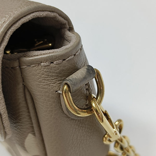IVY Monogram Calfskin Gray