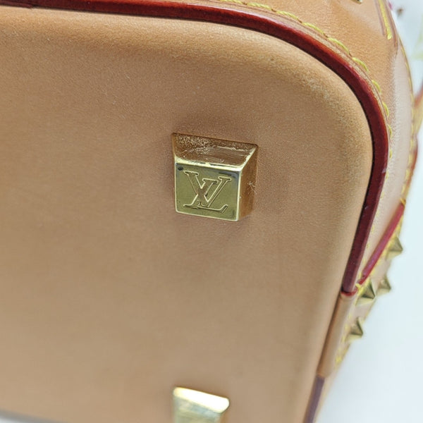 LV × TM SHARLEEN MM Monogram Coated Canvas White