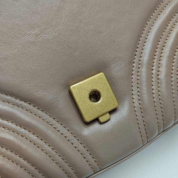GG Marmont Small Quilted Calfskin Pink