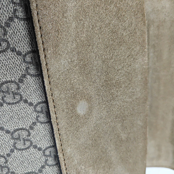 Dionysus Mini Monogram Coated Canvas Beige
