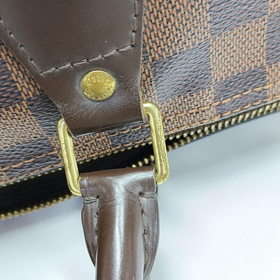 SPEEDY 30 Damier Ebene Coated Canvas Brown