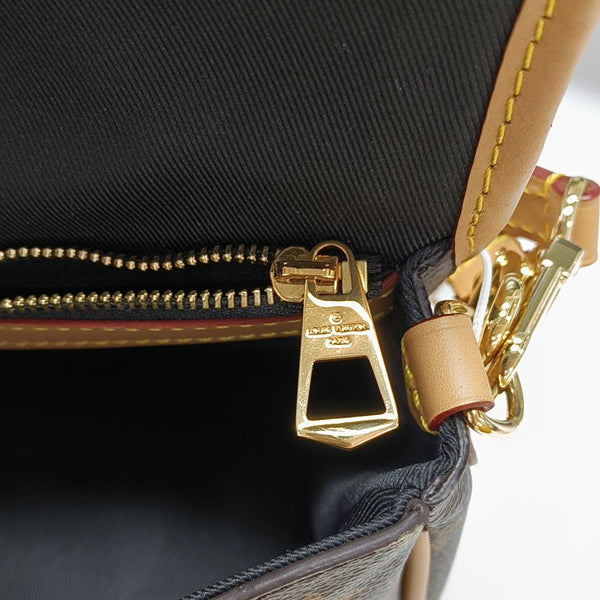 DIANE Monogram Coated Canvas Brown