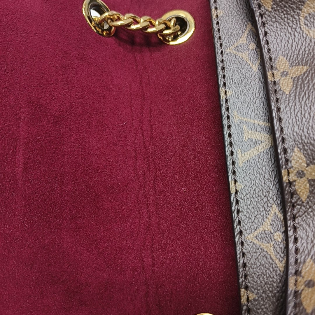 PASSY Monogram Coated Canvas Brown