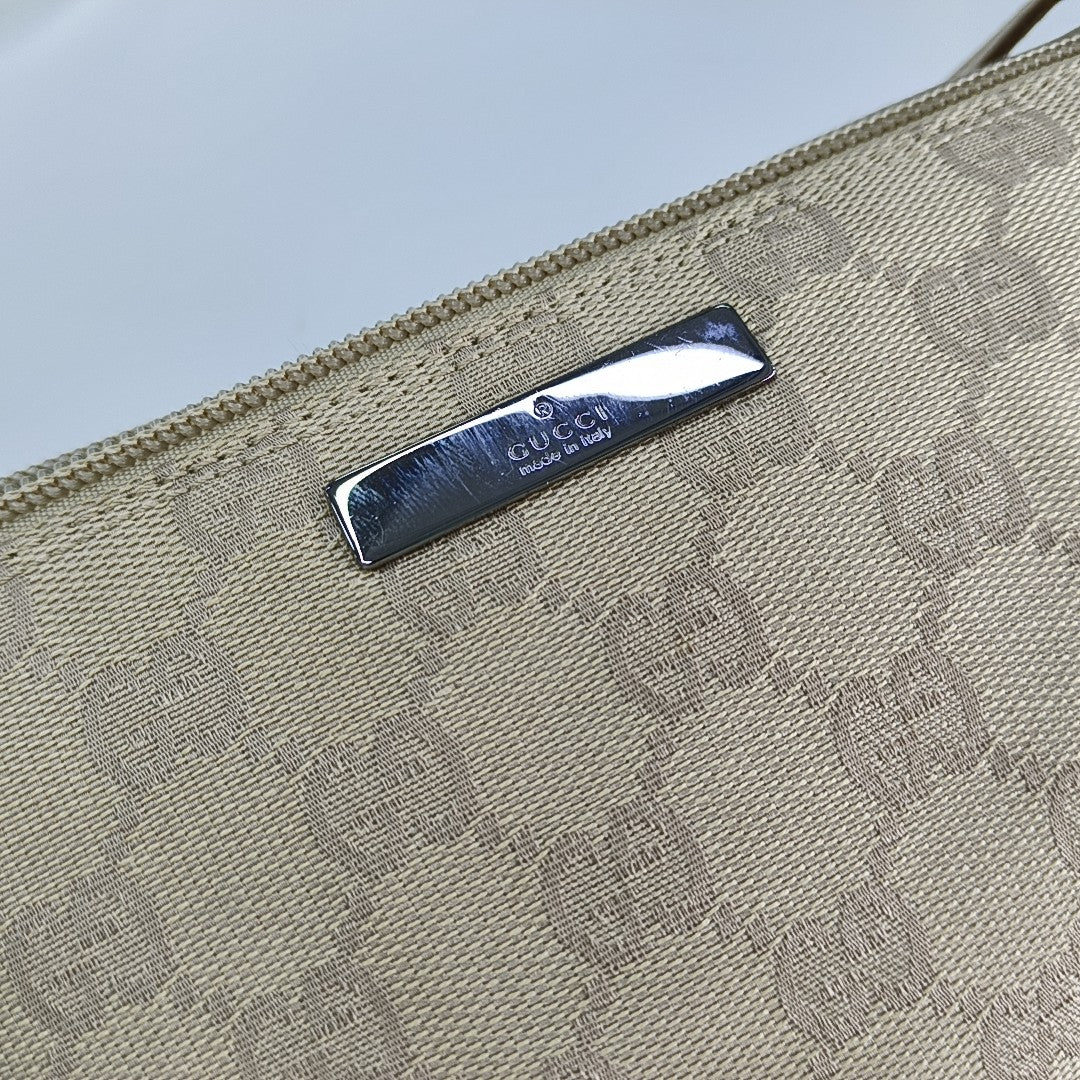 Monogram Canvas Top Handle Bag Beige