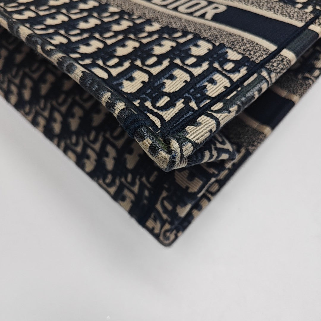 Book Tote Medium Canvas Blue