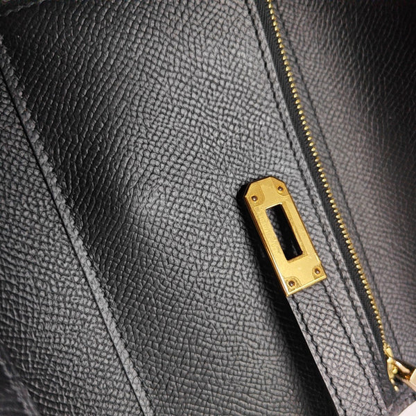Kelly Epsom Black Wallet