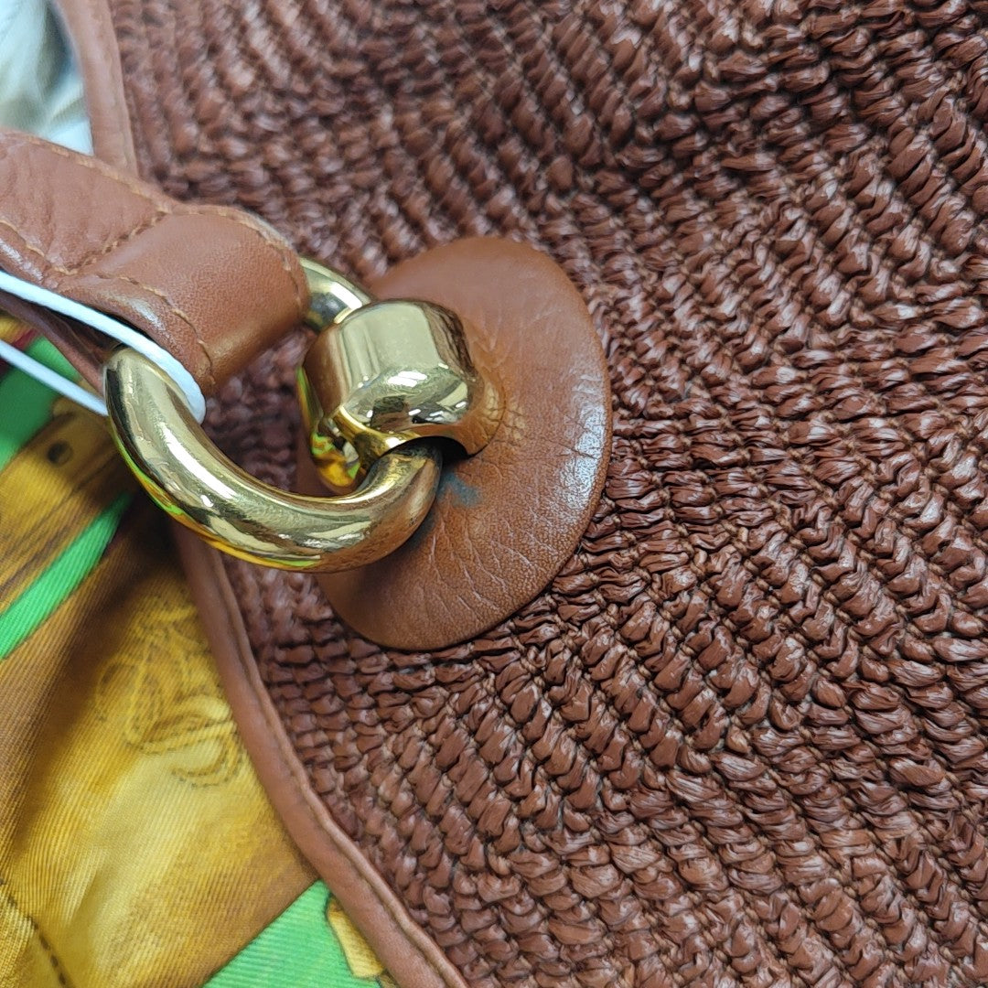 Special Material Shoulder Bag Brown