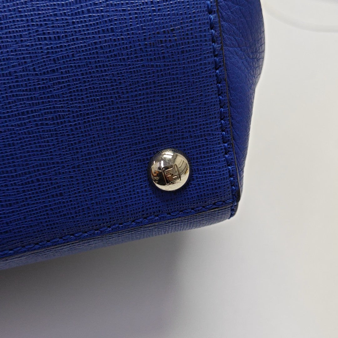 2 Jours Small Calfskin Blue