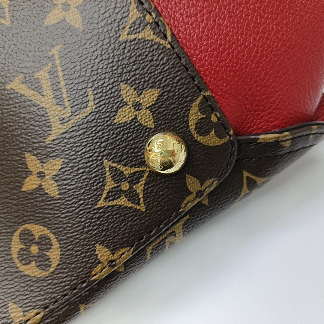 GAIA Monogram Coated Canvas Brown