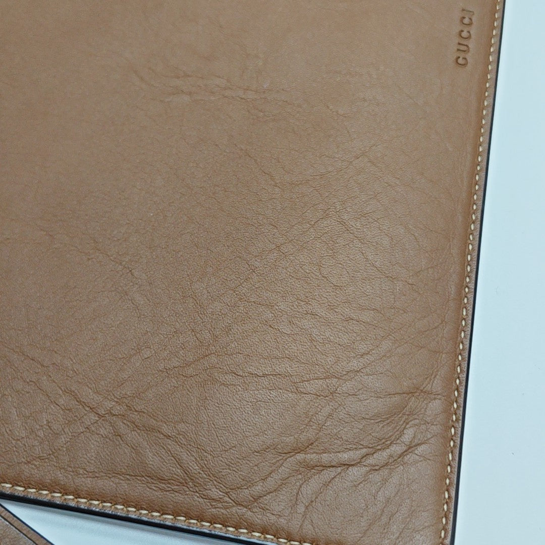 Coated Canvas Clutch Black