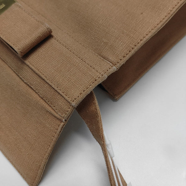 Fabric Shoulder Bag Brown