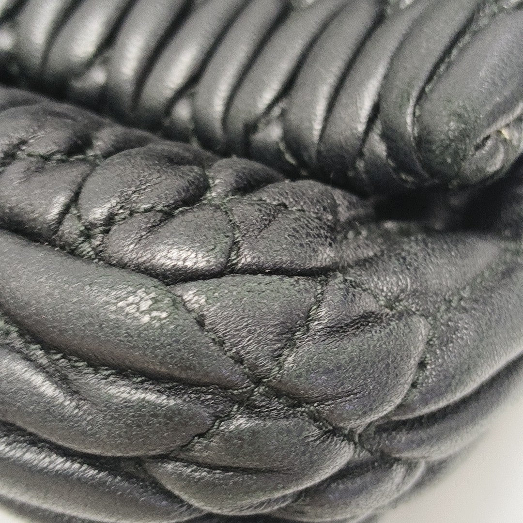 Crystal Lambskin Black