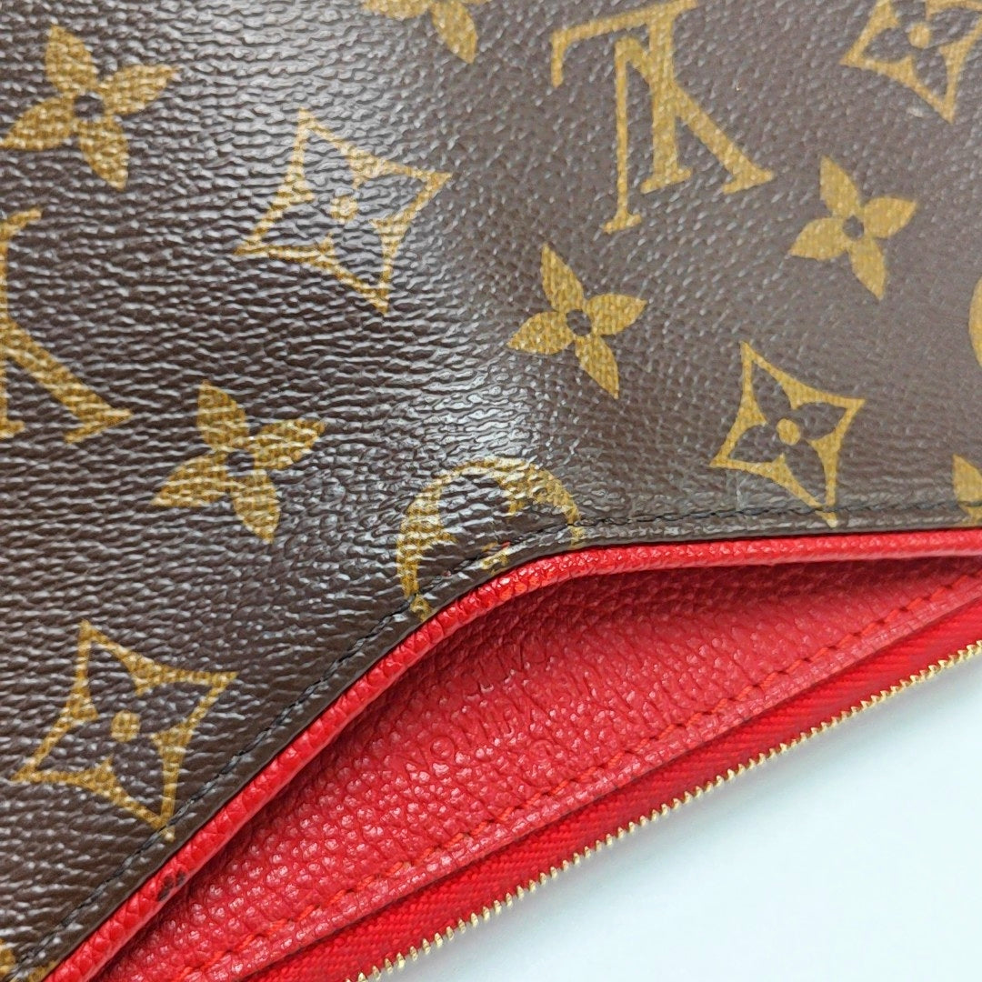PALLAS Monogram Coated Canvas Brown