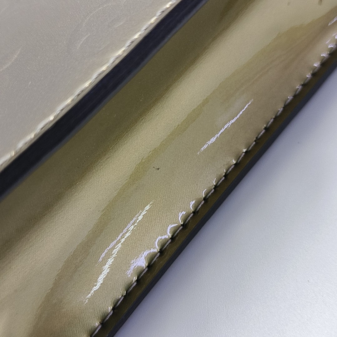 SAC PLAT BB Monogram Patent Leather Gold