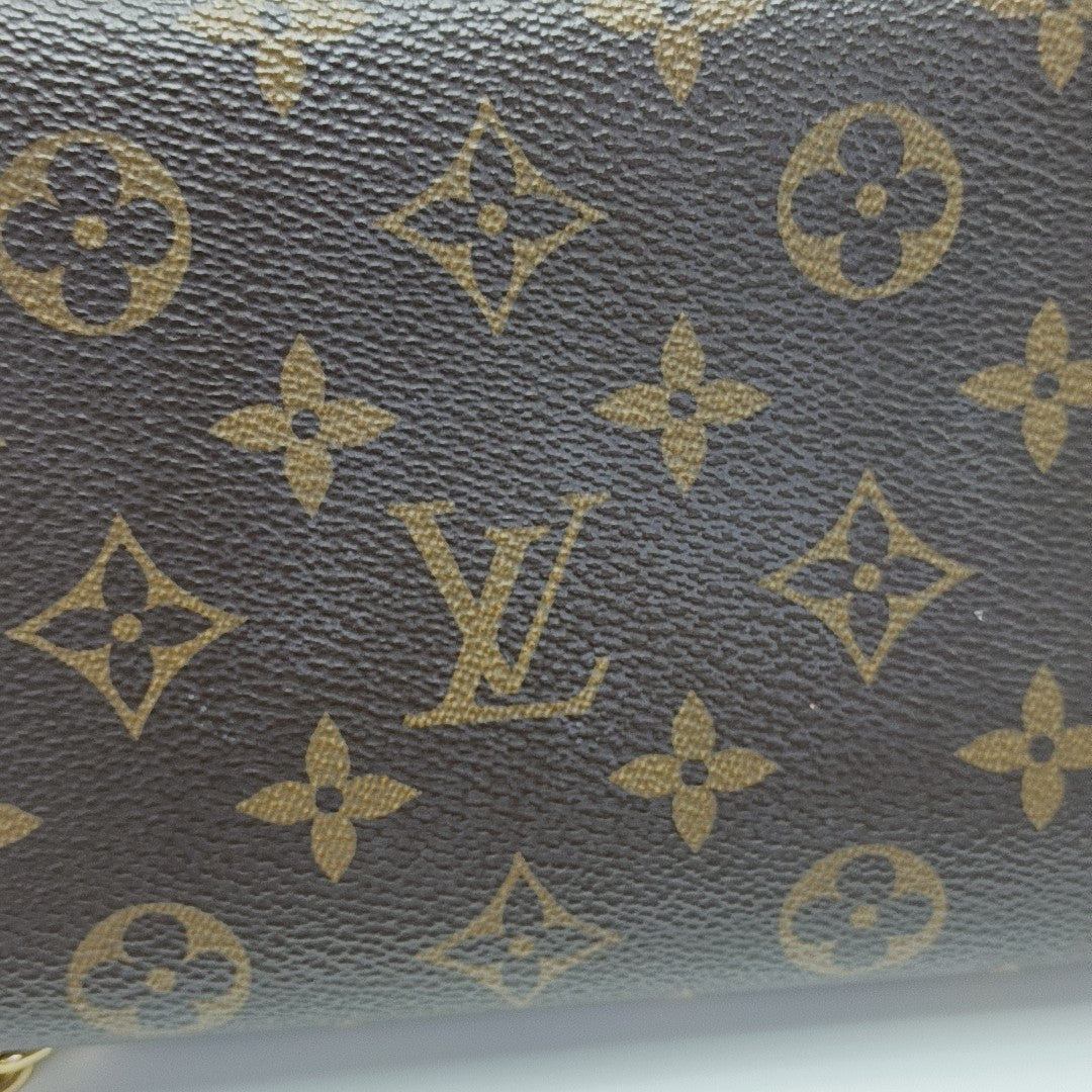 IVY Monogram Coated Canvas Brown