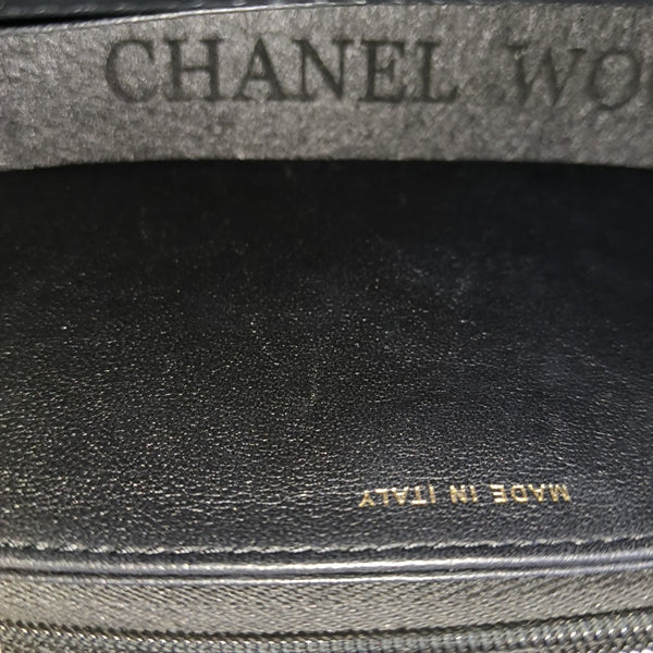WOC Quilted Lambskin Black