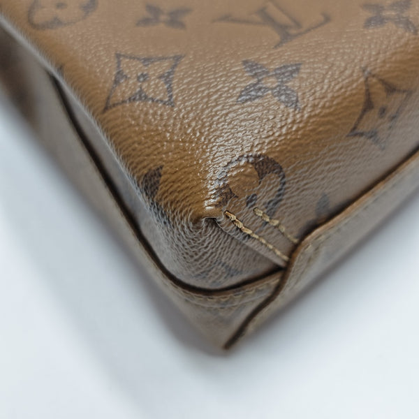 ATLANTIS BB Monogram Coated Canvas Brown
