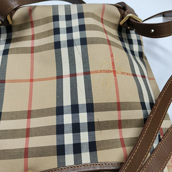 Canvas Bucket Bag Brown