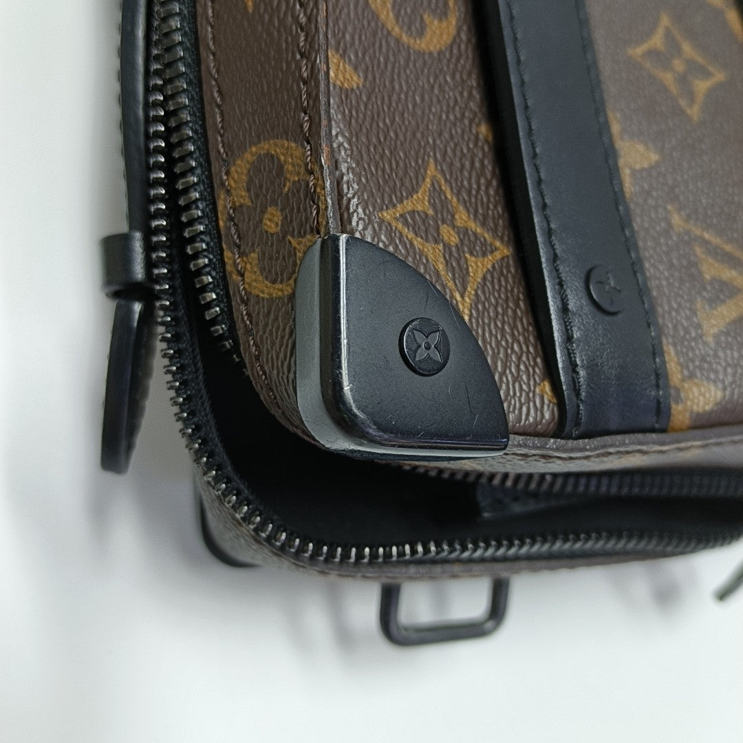SOFT TRUNK Monogram Coated Canvas Brown