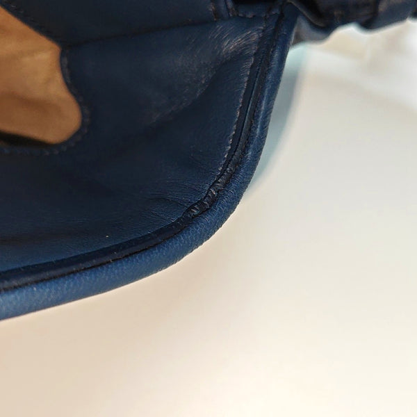 Authenticated pre-owned  Olimpia Small Lambskin Blue - Shoulder Bag at Looply