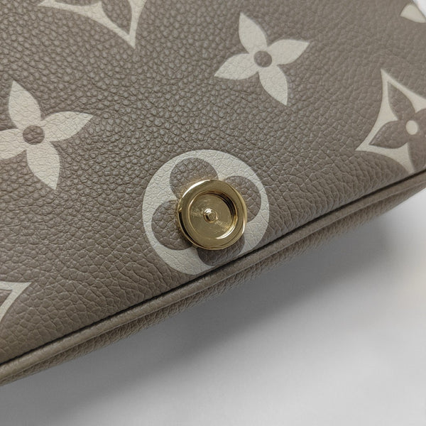 DIANE Nano Monogram Calfskin Gray