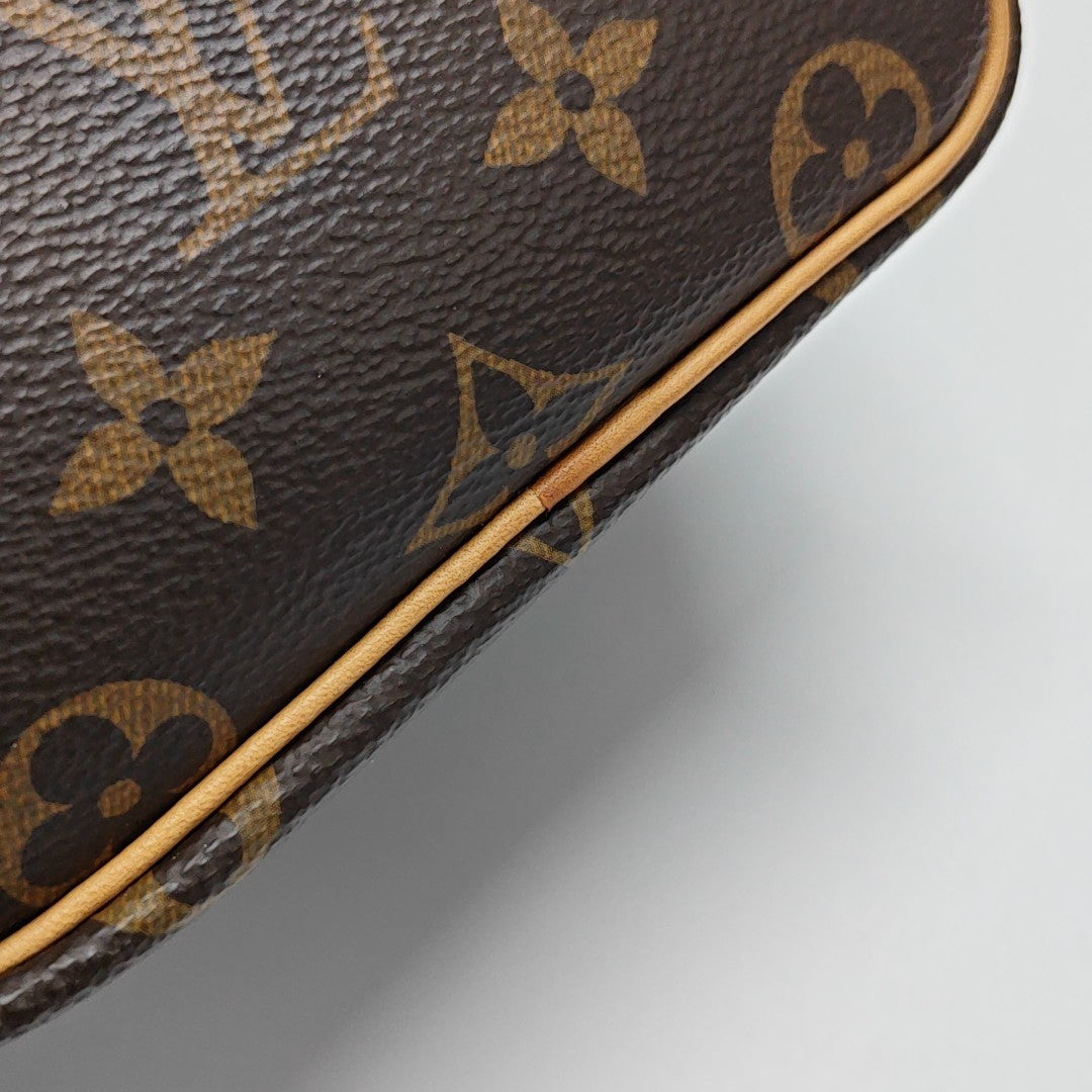 NÉONOÉ Nano Monogram Coated Canvas Brown