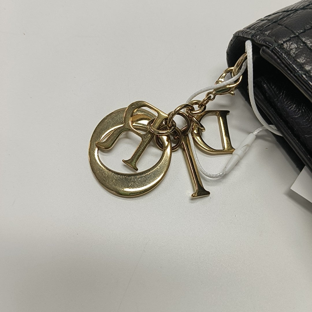 Lady Dior Small Cannage Lambskin Black