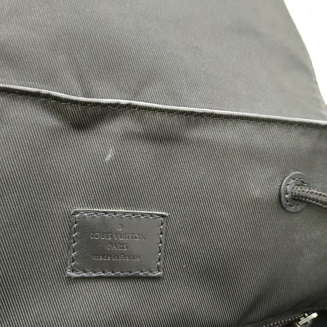 CHRISTOPHER Monogram Coated Canvas Gray