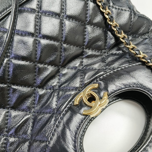 CHANEL 31 Mini Quilted Calfskin Black