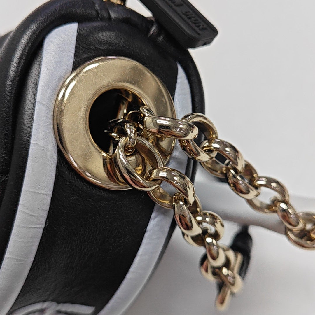 Vibe Super Mini Cannage Lambskin Black