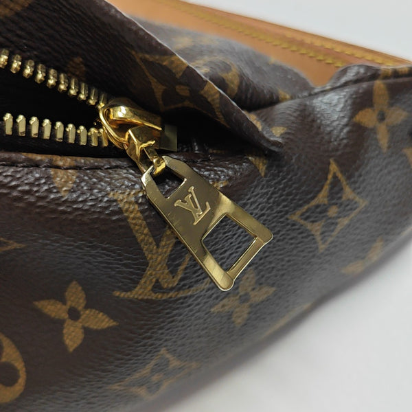BUMBAG Monogram Coated Canvas Brown