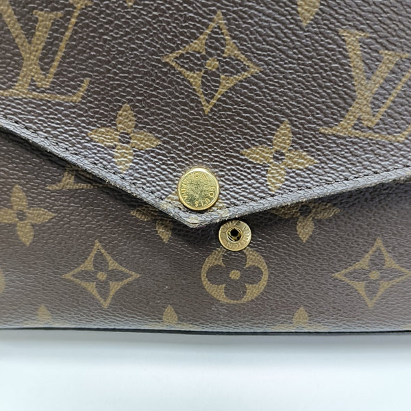 FÉLICIE Monogram Coated Canvas Brown