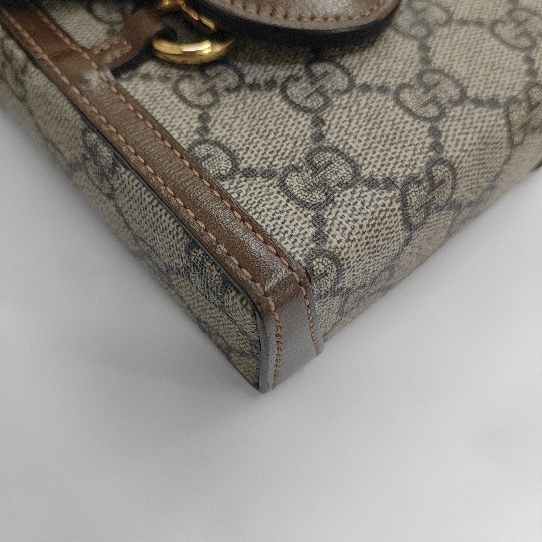 Horsebit 1955 Mini Coated Canvas Beige