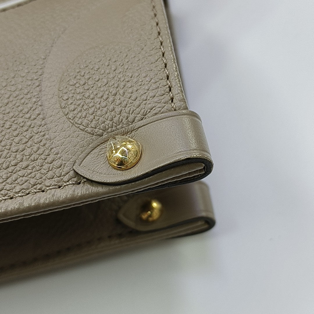 ONTHEGO MM Monogram Calfskin Gray