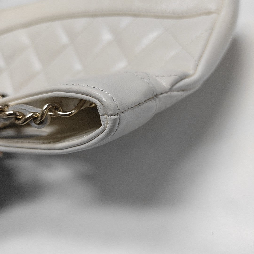 CHANEL 31 Mini Quilted Lambskin White