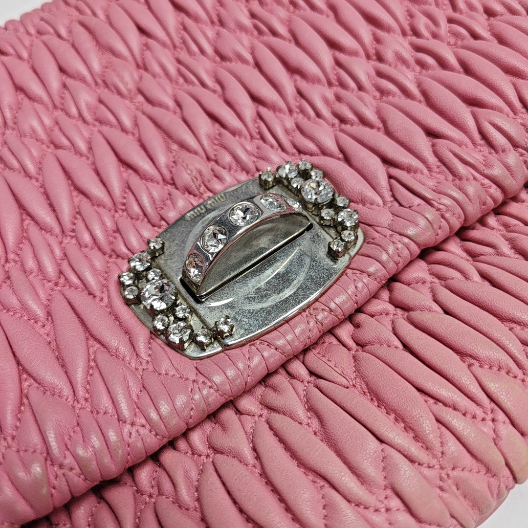 Crystal Lambskin Pink