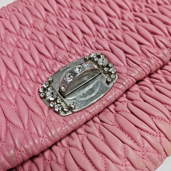 Crystal Lambskin Pink