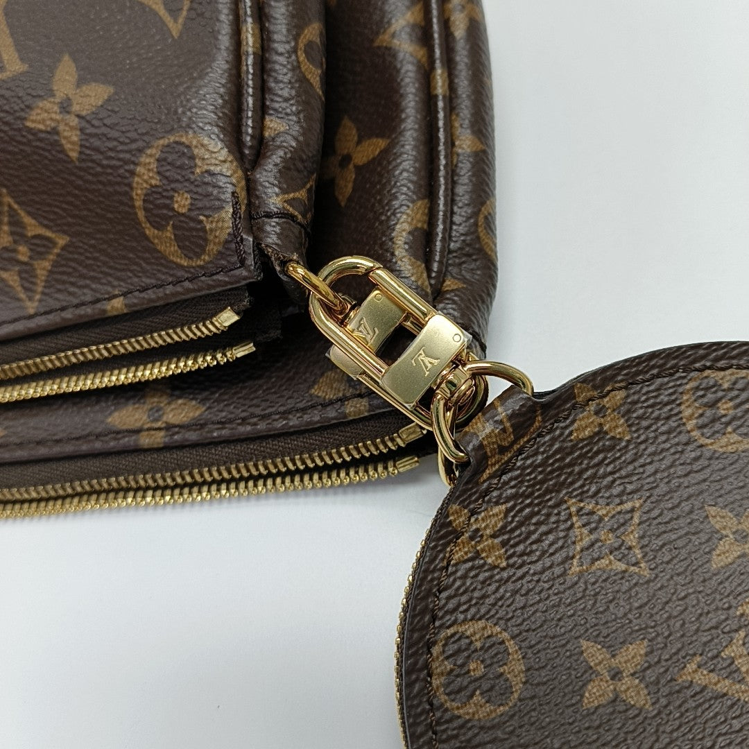 MULTI Monogram Coated Canvas Brown